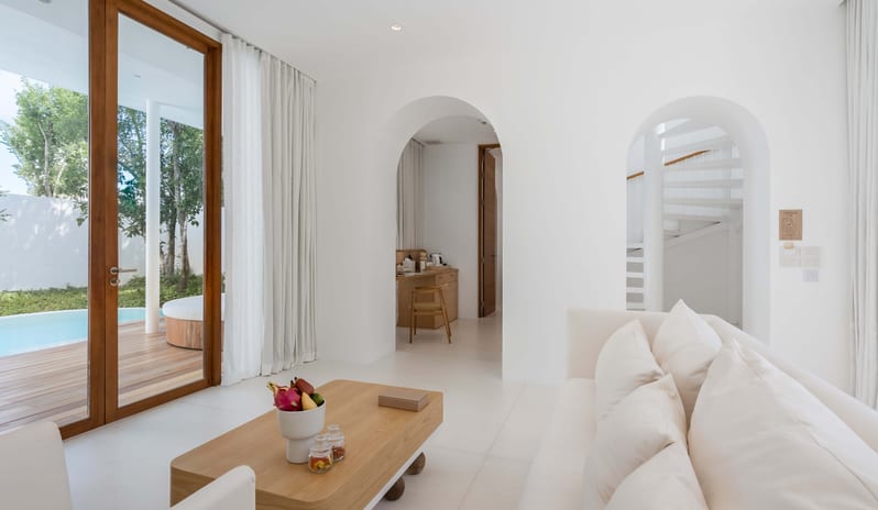 Sala Samui Chaweng Beach Resort - Two Bedroom Garden Villa Living Room